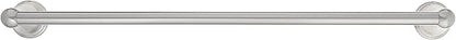 Amazon Basics Straight Modern Towel Bathroom Bar, 24 inch, Satin Nickel