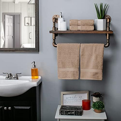 Superior Egyptian Cotton Plush & Absorbent, Hand Towel Set of 4, Latte
