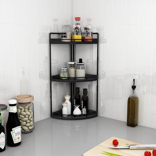Dorhors Corner Bathroom Organizer Countertop,Vanity Counter Storage Shelf
