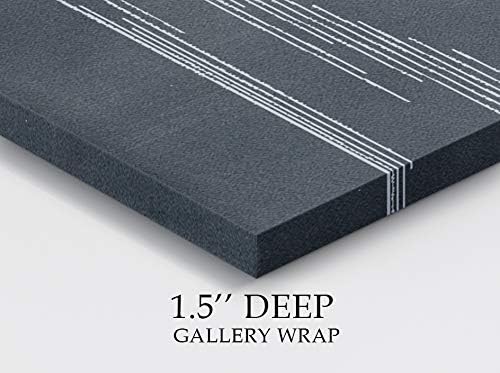 Renditions Gallery Toilet Paper Patent Drawing Gallery Wrapped Canvas Wall Art, 18x27, Black Chalkboard