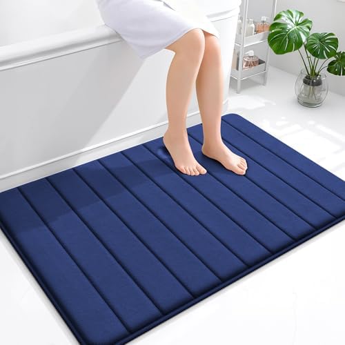 OLANLY Memory Foam Large Bath Mat 44x32, Super Soft Absorbent Bathroom Rugs