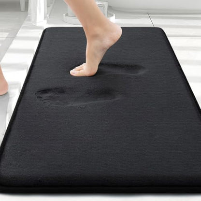 Smiry Memory Foam Bath Mat 30x20, Extra Soft and Absorbent Bathroom Rugs