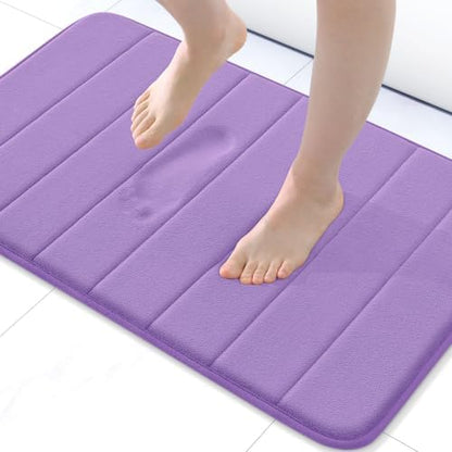 Buganda Memory Foam Bath Mat 24 x 16, Ultra Soft Absorbent Bathroom Rugs
