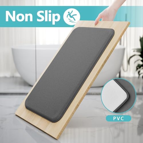 Bathroom Rugs Extra Soft Memory Foam Bath Mat Sets 3 Piece Non Slip Absorbent & Dry Living Mat Sets Washable Bath Carpets with Toilet Rug,Bath Rugs for Bathroom,Tub,Shower,Kitchen,Bedroom