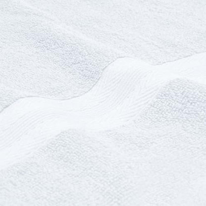 BOUTIQUO Ultra Soft 6-Piece Hand Towel Set 16x28-100% Ringspun Cotton - Durable & Highly Absorbent Hand Towels - Ideal for use in Bathroom, Kitchen, Gym, Spa & General Cleaning - White