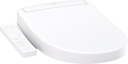 TOTO® WASHLET® S2 Electronic Bidet Toilet Seat with Instantaneous Water Heating, PREMIST and EWATER+ Wand Cleaning, Round, Cotton White - SW3345#01
