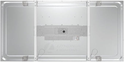 Lithonia Lighting CPANL 2x4 LED Flat Panel Light, 2 Ft. x 4 Ft. LED Light Panel, Ceiling Lighting Fixture, 4000/5000/6000 Adjustable Lumens, 3500K/4000K/5000K Switchable CCT, White