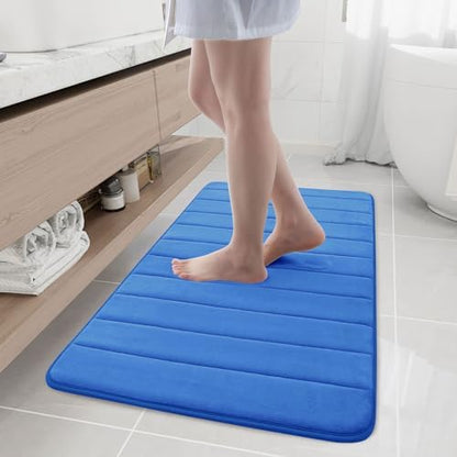 Buganda Memory Foam Bath Mat 44 x 24, Ultra Soft Absorbent Bathroom Rugs