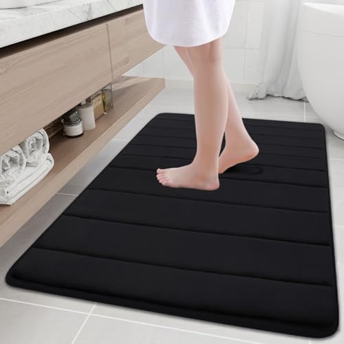 Buganda Memory Foam Bath Mat 40 x 32, Ultra Soft Absorbent Bathroom Rugs