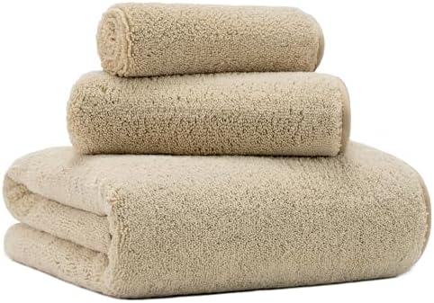 MICROFI New Microfiber Bath Towel Set, 3 Piece, Oversize, Quick Dry, Lint Free, Includes Body, Hand and Face Towels