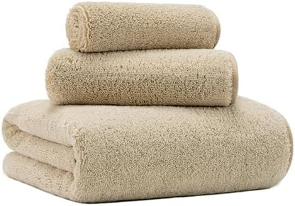 MICROFI New Microfiber Bath Towel Set, 3 Piece, Oversize, Quick Dry, Lint Free, Includes Body, Hand and Face Towels