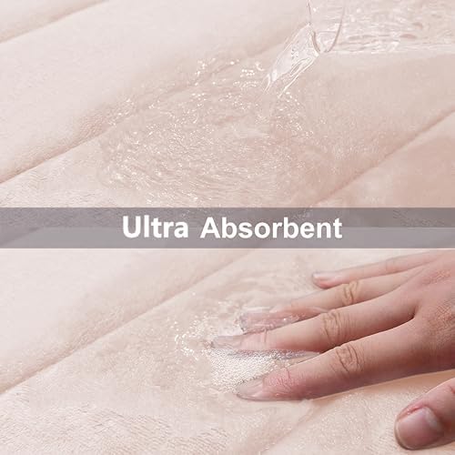 Buganda Memory Foam Bath Mat 55 x 24, Ultra Soft Absorbent Bathroom Rugs