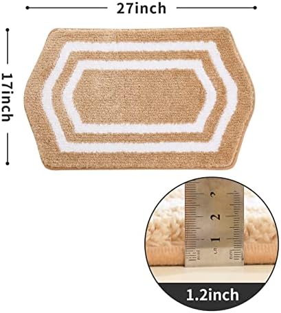 COSY HOMEER Non-Slip Bath Mat Extra Thick Absorbent Plush Washable