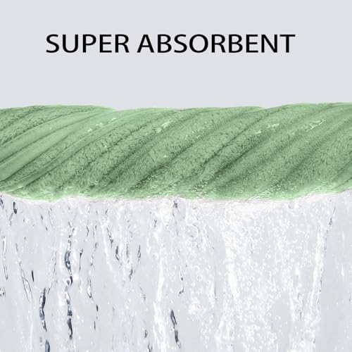 2 Piece Bath Sheets, 40"x80" Bath Towels, Sage Green