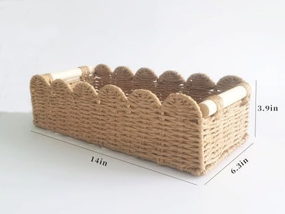 Toilet Paper Storage Basket, 2-Pack, Slim Design
