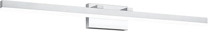 PRESDE Bathroom Light Fixtures Dimmable 40in Silver LED Vanity Light for Bathroom Wall Lighting Fixtures Over Mirror（Cold White 6000K）