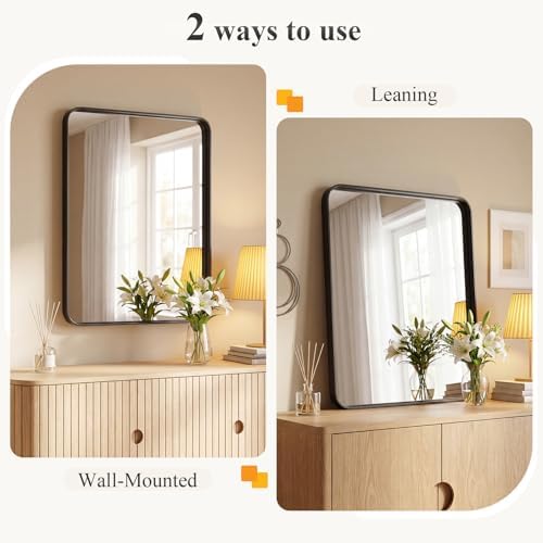 36x24 Inch Bathroom Mirror for Over Sink, Vanity Mirror