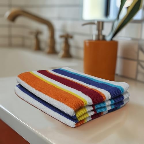 ORIGINAL KIDS Hand Towels - 6 Pack 16x27 inch 100% Cotton Soft Hand Towels
