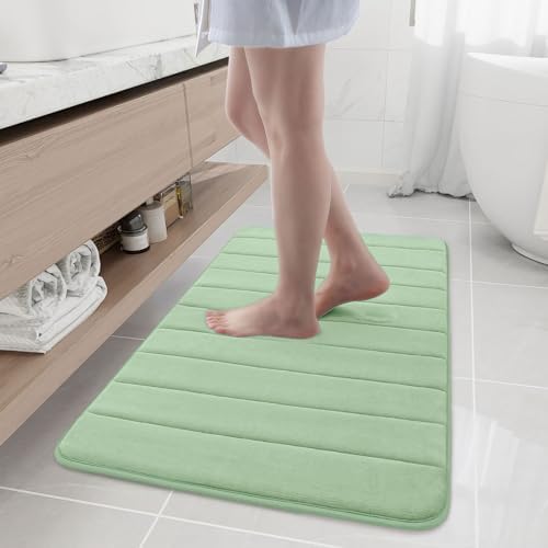 Buganda Memory Foam Bath Mat 40 x 24, Ultra Soft Absorbent Bathroom Rugs