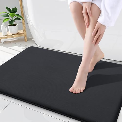 Smiry Memory Foam Bath Mat 34x21, Extra Soft and Absorbent Bathroom Rugs