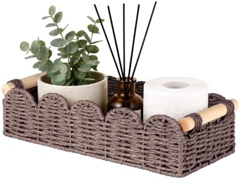 Toilet Paper Storage Basket for Toilet Tank, Bathroom Organizer