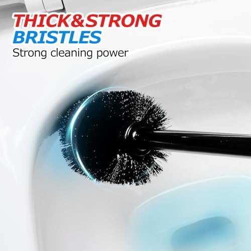 FORASTO 3in1 Toilet Plunger and Brush Set - Home Bathroom Cleaning Tools