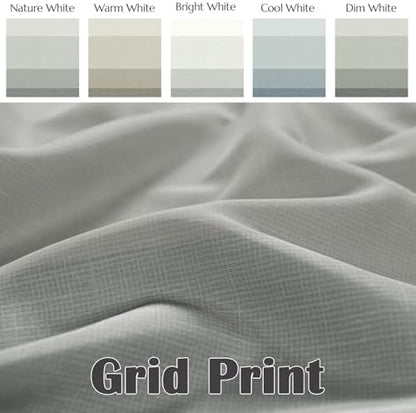 jinchan Ombre Cloudy Grey Shower Curtain for Bathroom 70x72 Inch 12 Hooks