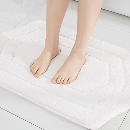 COSY HOMEER Non-Slip Bath Mat Extra Thick Absorbent Plush Washable