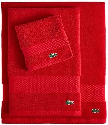 Lacoste Heritage 100% Supima Cotton Tub Mat, Formula One, 21" x 31" – Highly Absorbent & Quick Drying, Premium Super Soft Bath Towel, Bathroom Essential, Gift for All Occasions, Machine Washable