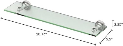 Gatco 4126 Tavern Glass Shelf, Polished Nickel