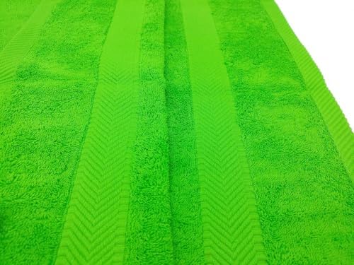 BY LORA 8-Pc Cotton Towel Set, Quick Dry Hotel Bath Hand Washcloths, Lime