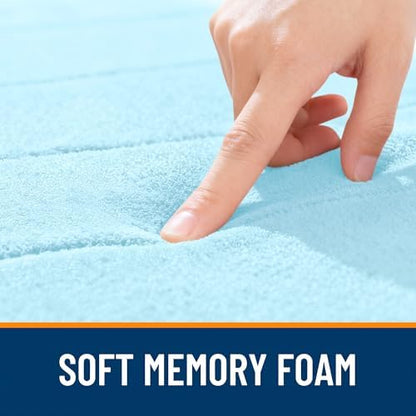 OLANLY Memory Foam Long Bathroom Rugs Runner 47x24, Super Soft Absorbent