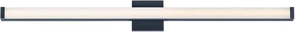 Maxim Lighting Spec 48" Bath Vanity Light | Black Aluminum Finish | Pmma Acrylic Shade | Contemporary Indoor Light Fixture | Ideal for Bathrooms & Powder Rooms | ADA Compliant Wet Rated | 52008BK