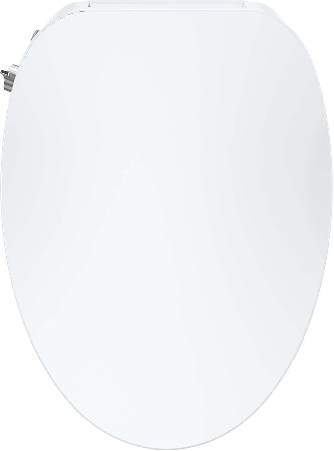 Senfot Smart Bidet Toilet Seat with Multiple Spray Modes, Smart Unlimited Warm Water, Slow Close Lid, Auto LED Nightlight, Power Outage Available, Clean Water