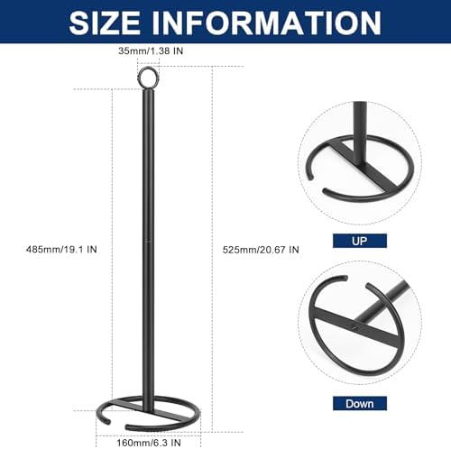 NearMoon Bath Toilet Paper Holder Stand, Freestanding Tissue Paper Storage with Reserve, Space Toilet 4 Rolls Holder for Bathroom/Kitchen Countertop-All Metal (2 Pack, Matte Black)