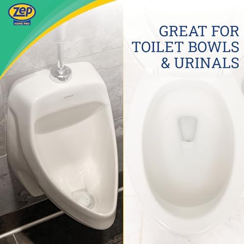 Zep Home Pro Pro-Strength Stain Eliminator Toilet Bowl Cleaner - 24 FL OZ (2 Pack) - Dissolves Tough Limesacle and Rust Stains