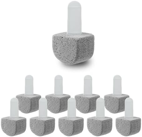 Pumice Stone Toilet Bowl Cleaner – 10 Refills for Hard Water & Rust Stains