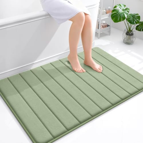 OLANLY Memory Foam Large Bath Mat 44x32, Super Soft Absorbent Bathroom Rugs