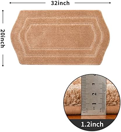 COSY HOMEER Non-Slip Bath Mat Extra Thick Absorbent Plush Washable