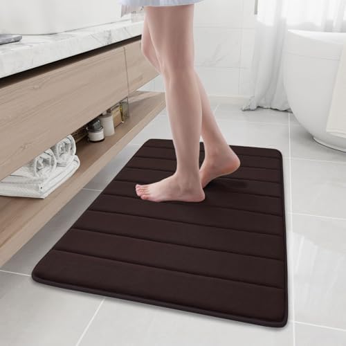 Buganda Memory Foam Bath Mat 35.4 x 24, Ultra Soft Absorbent Bathroom Rugs