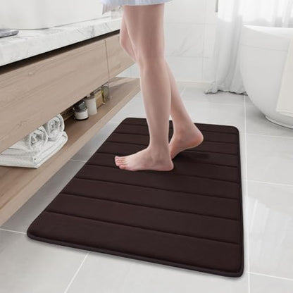 Buganda Memory Foam Bath Mat 35.4 x 24, Ultra Soft Absorbent Bathroom Rugs