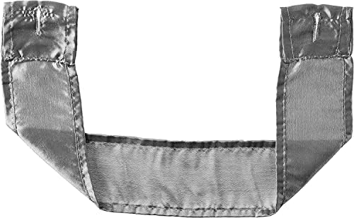 Zahari Home Sinatra Window Curtain Stylish Bathroom Window Curtain,36" x 54" Each, Set of 2, Silver