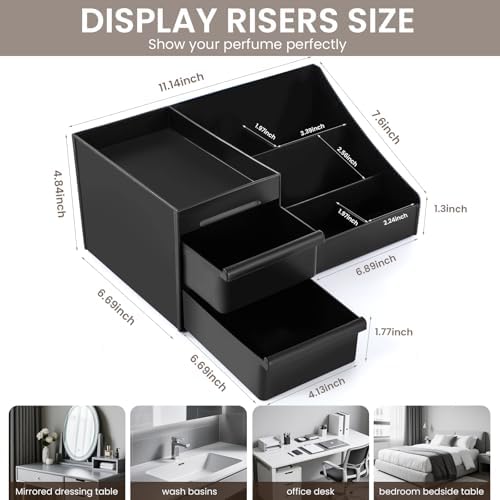 Cologne Organizer for Men,Cologne Stand,Bathroom Organizer,Mens Room Decor