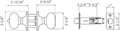 Design House 753327 Cambridge Keyed Entry Door Knob Satin Nickel