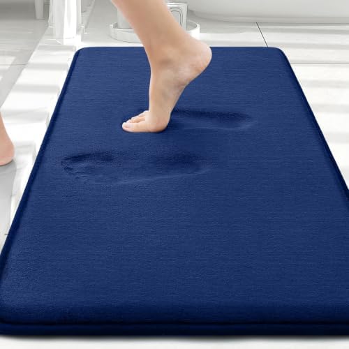 Smiry Memory Foam Bath Mat 30x20, Extra Soft and Absorbent Bathroom Rugs