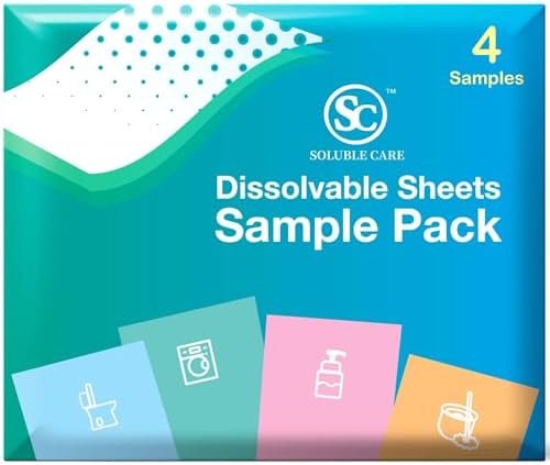 Sample Pack: Concentrated Dissolvable Cleaning Sheets