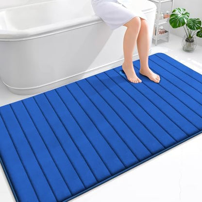 OLANLY Memory Foam Large Bath Mat 70x46, Super Soft Absorbent Bathroom Rugs