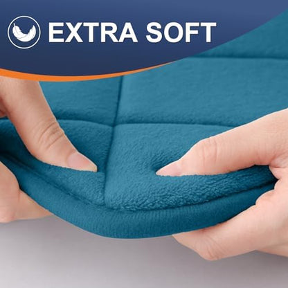 OLANLY Memory Foam Bath Mat 44x24, Ultra Soft and Absorbent Bathroom Rugs
