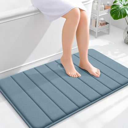 OLANLY Memory Foam Bath Mat 36x24, Super Soft and Absorbent Bathroom Rugs