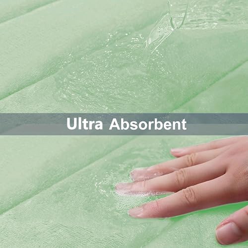 Buganda Memory Foam Bath Mat 60 x 24, Ultra Soft Absorbent Bathroom Rugs